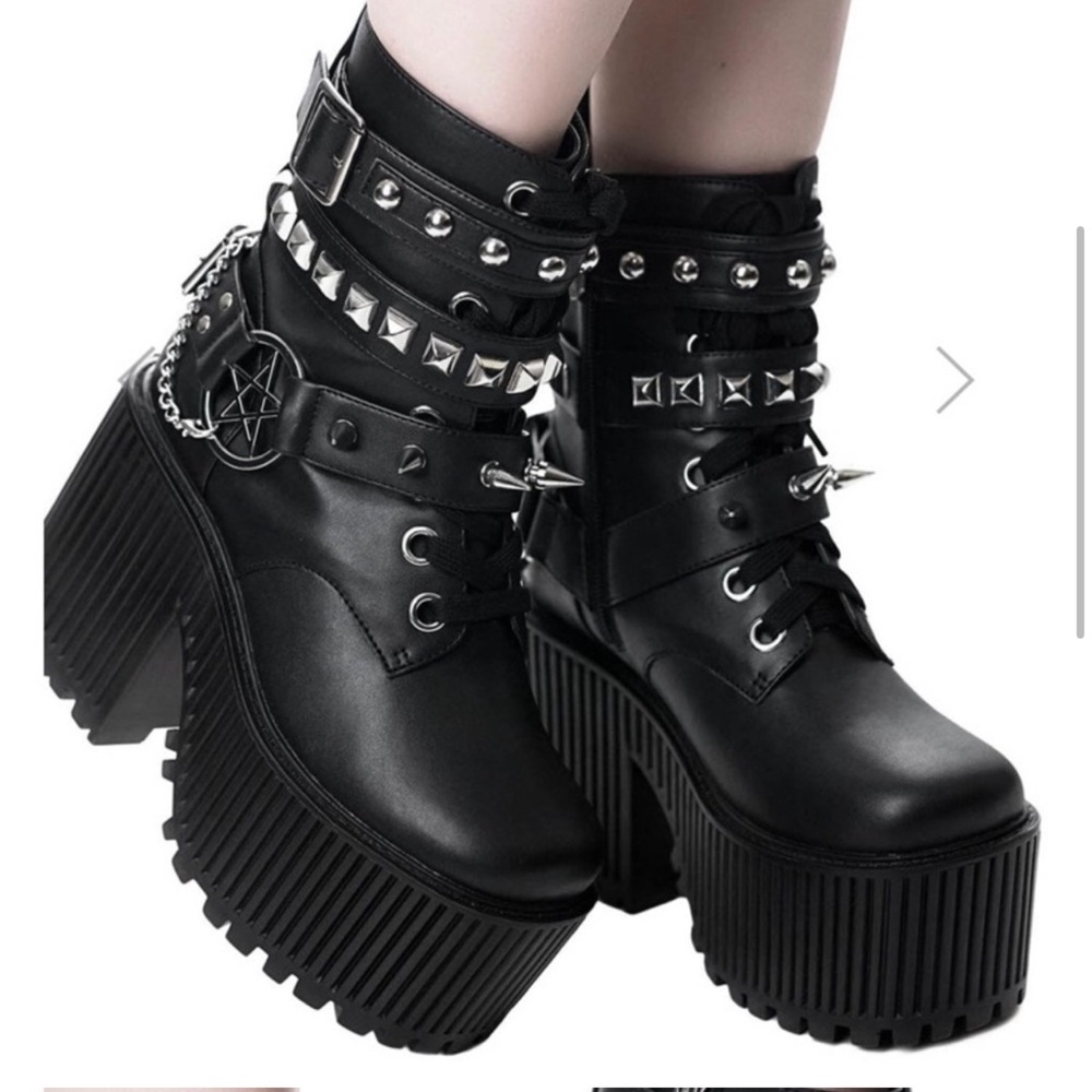 Killstar Alice Studded Platform Boot